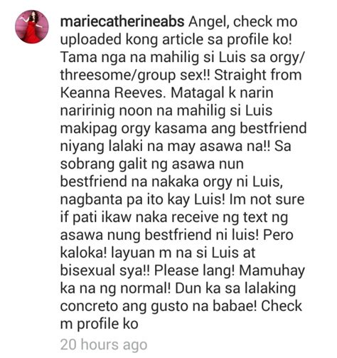 angel locsen sex scandal|Angel Locsin reacts to Keanna Reeves's revelation about sexual .